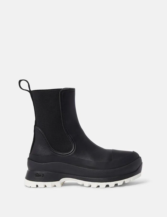 Stella McCartney Boots Women Trace Chelsea Boots Blackwhite