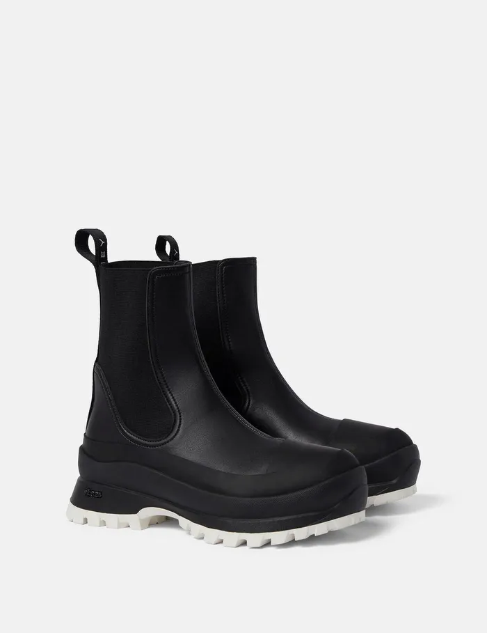 Stella McCartney Boots Women Trace Chelsea Boots Blackwhite Stella McCartney Boots Women Trace Chelsea Boots Blackwhite