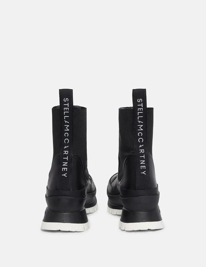 Stella McCartney Boots Women Trace Chelsea Boots Blackwhite Stella McCartney Boots Women Trace Chelsea Boots Blackwhite