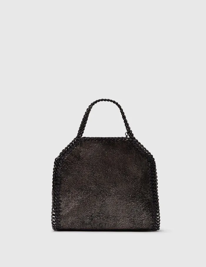 Stella McCartney Crossbody Bags Women Falabella Tiny Tote Bag Dark Grey Metallic Stella McCartney Crossbody Bags Women Falabella Tiny Tote Bag Dark Grey Metallic