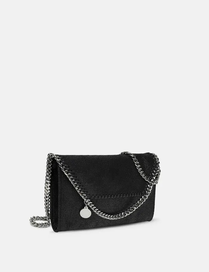 Stella McCartney Iconic Falabella Women Falabella Wallet Crossbody Bag Black Stella McCartney Iconic Falabella Women Falabella Wallet Crossbody Bag Black