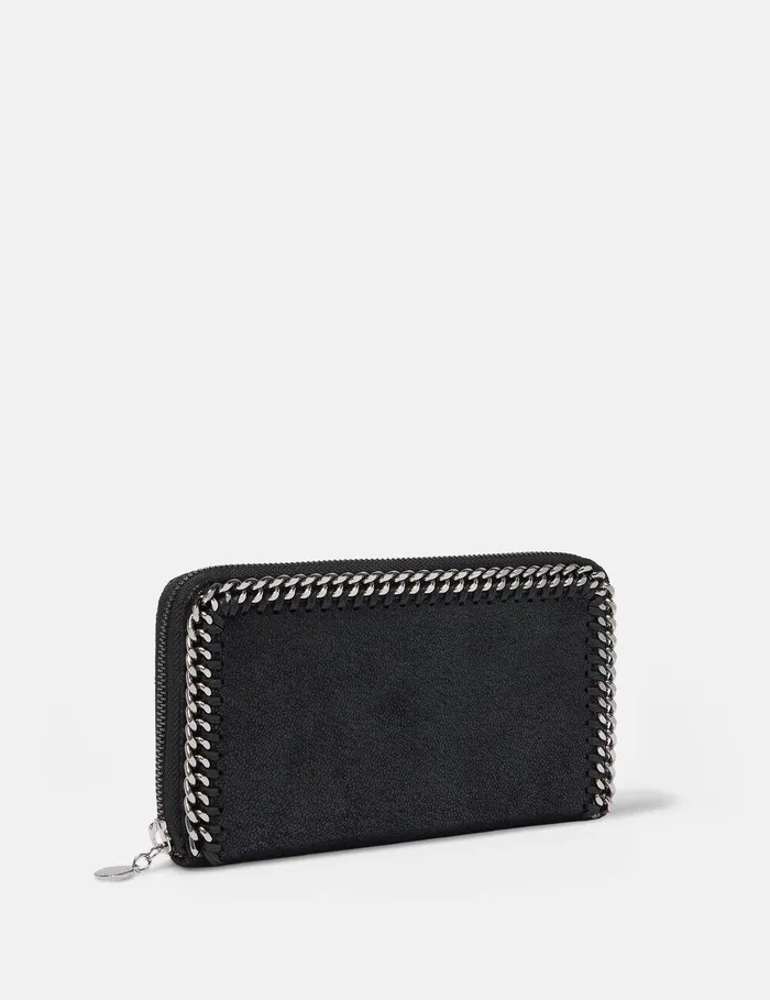 Stella McCartney Iconic Falabella Women Falabella Zip Continental Wallet Black Stella McCartney Iconic Falabella Women Falabella Zip Continental Wallet Black
