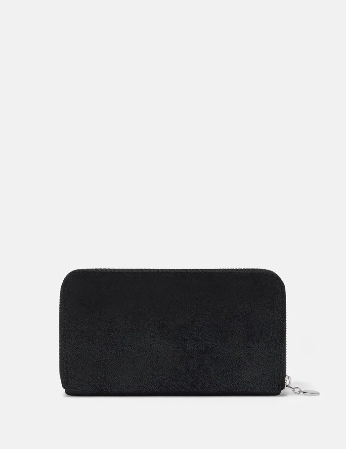Stella McCartney Iconic Falabella Women Falabella Zip Continental Wallet Black Stella McCartney Iconic Falabella Women Falabella Zip Continental Wallet Black