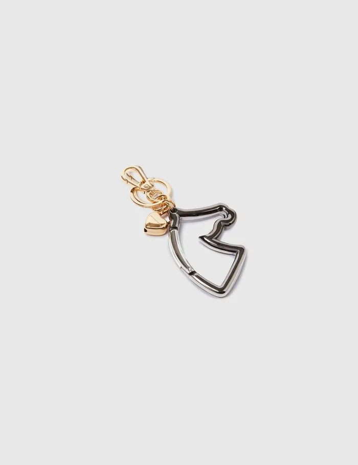 Stella McCartney Keyring And Charms Women Horse Heart Locket Keychain Multicolour Stella McCartney Keyring And Charms Women Horse Heart Locket Keychain Multicolour