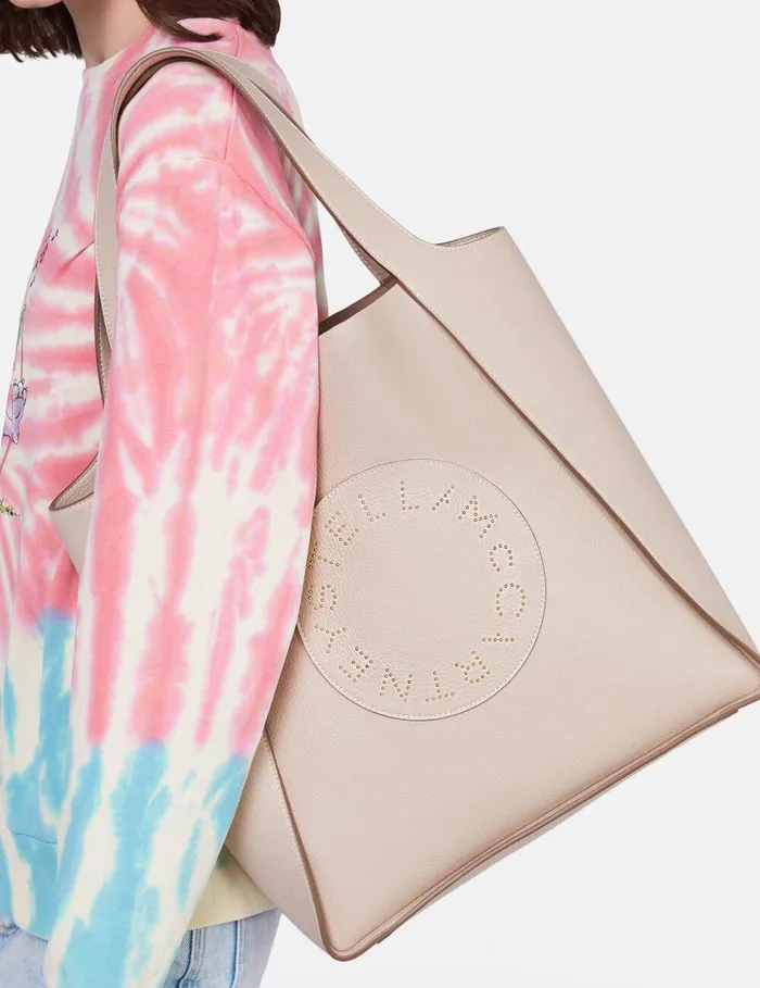 Stella McCartney Logo Bag Women Logo Tote Bag Oat Stella McCartney Logo Bag Women Logo Tote Bag Oat
