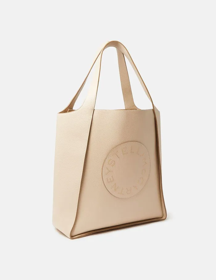 Stella McCartney Logo Bag Women Logo Tote Bag Oat Stella McCartney Logo Bag Women Logo Tote Bag Oat