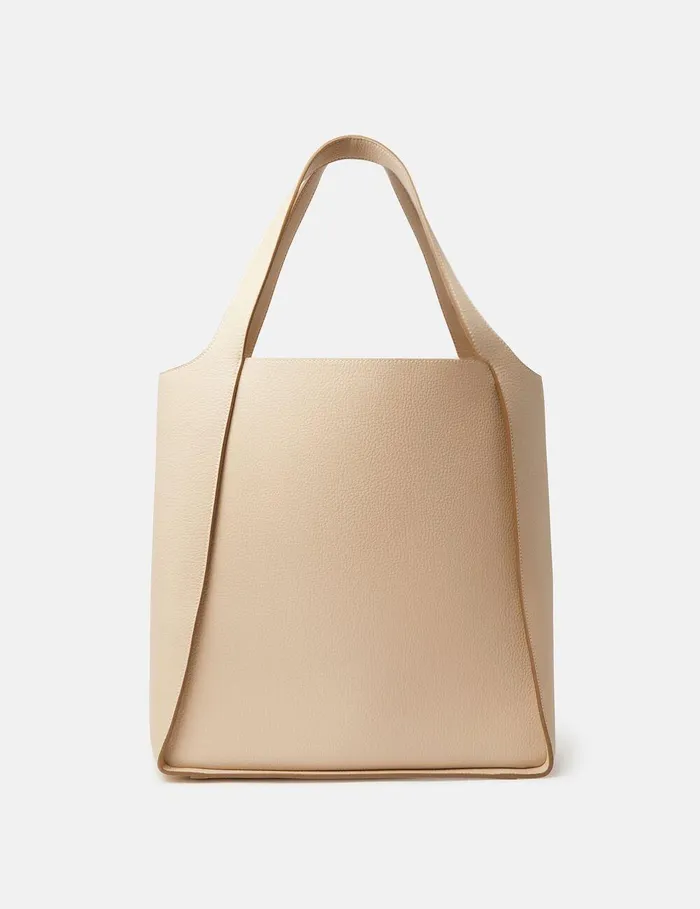 Stella McCartney Logo Bag Women Logo Tote Bag Oat Stella McCartney Logo Bag Women Logo Tote Bag Oat