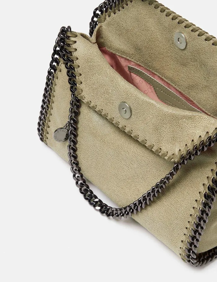 Stella McCartney Mini Bags And Clutches Women Falabella Mini Tote Bag Clotted Cream Stella McCartney Mini Bags And Clutches Women Falabella Mini Tote Bag Clotted Cream