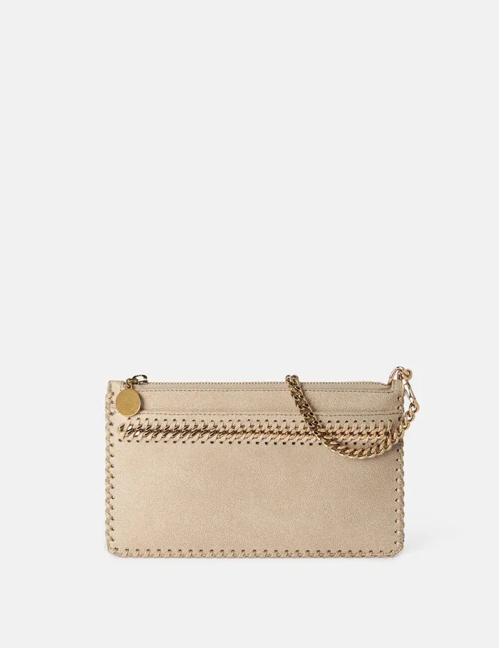 Stella McCartney Mini Bags And Clutches Women Falabella Wrist Pouch Butter Cream