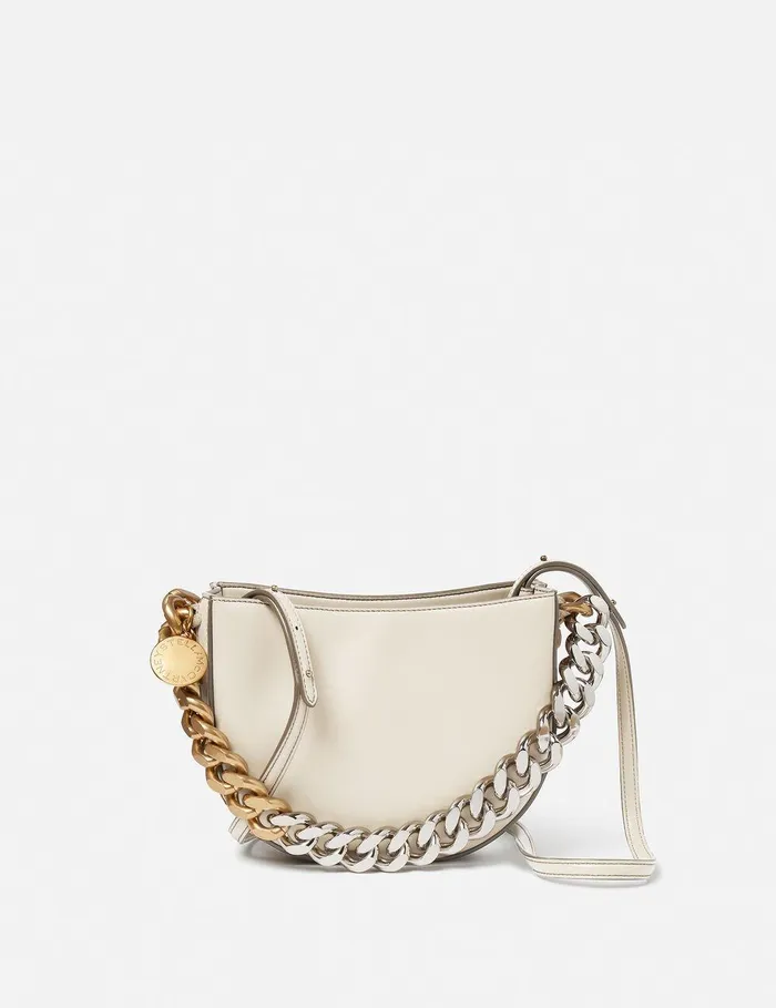 Stella McCartney Mini Bags And Clutches Women Frayme Small Shoulder Bag Pure White