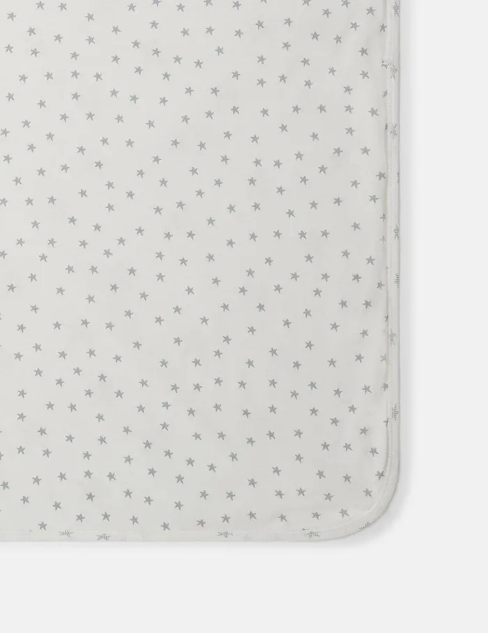Stella McCartney Newborn 0 8211 24 Months Kids Smiling Stella Star Print Reverisble Blanket Ivoryyellow Stella McCartney Newborn 0 8211 24 Months Kids Smiling Stella Star Print Reverisble Blanket Ivoryyellow