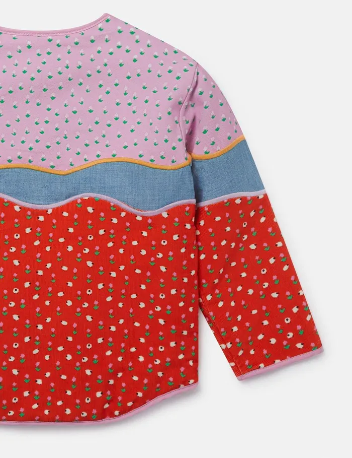 Stella McCartney Outerwear Kids Farmyard Appliqu Patchwork Jacket Multicolour Stella McCartney Outerwear Kids Farmyard Appliqu Patchwork Jacket Multicolour