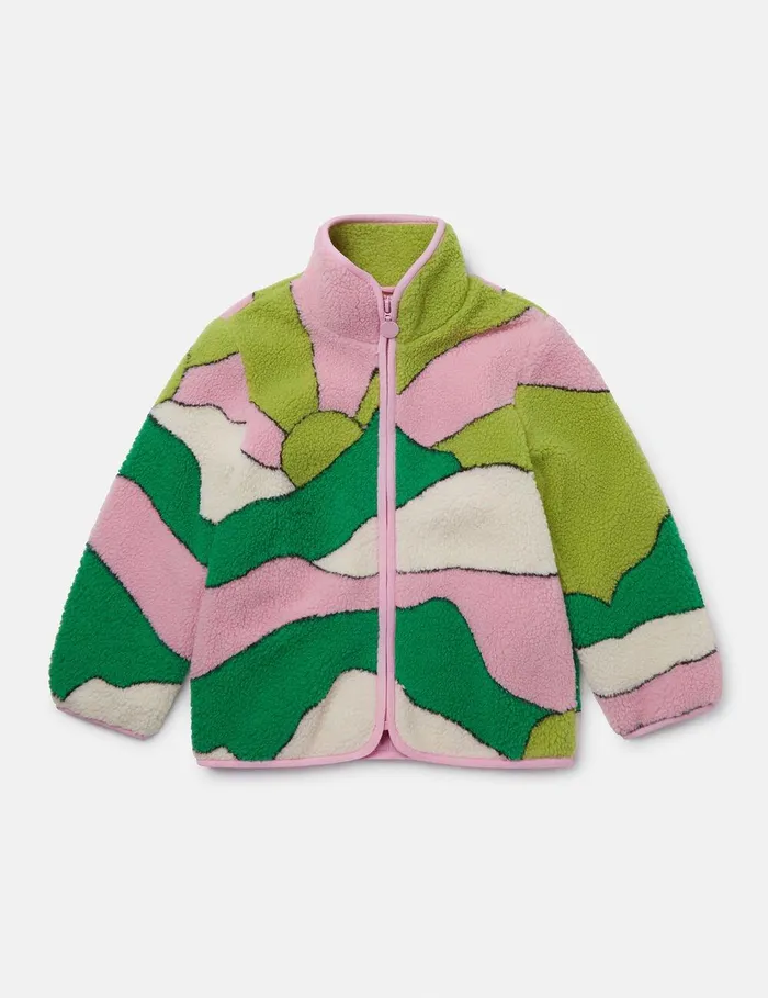 Stella McCartney Outerwear Kids Sunrise Scene Fleece Multi Mix