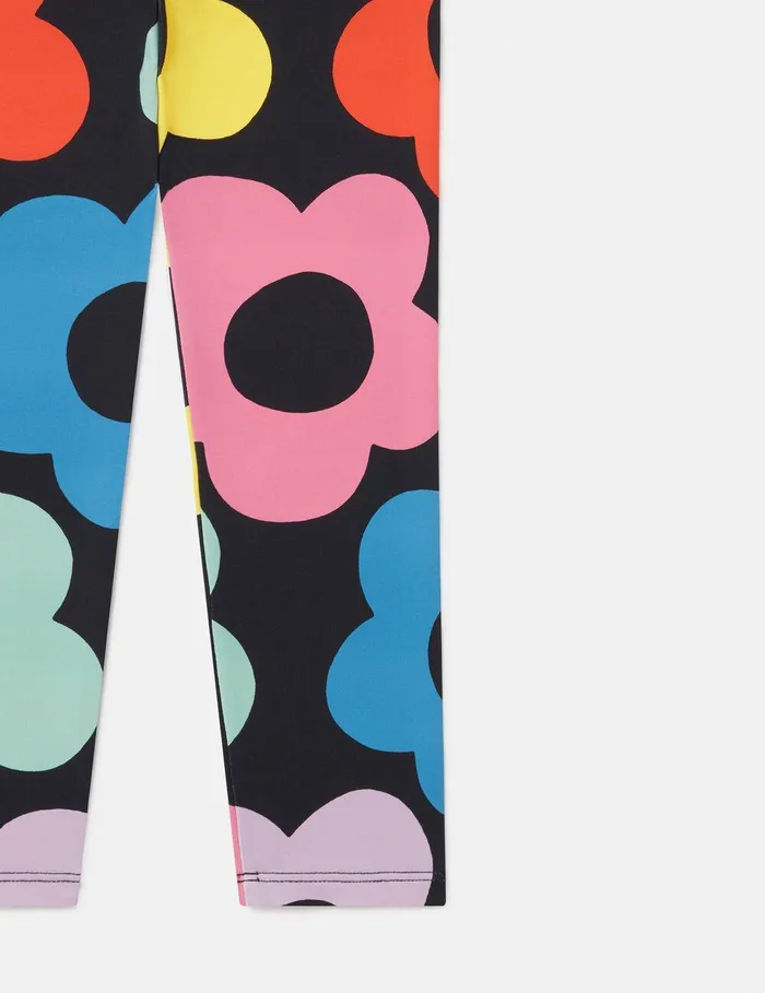 Stella McCartney Pants and Shorts Kids Floral Pattern Leggings Multicolour Stella McCartney Pants and Shorts Kids Floral Pattern Leggings Multicolour