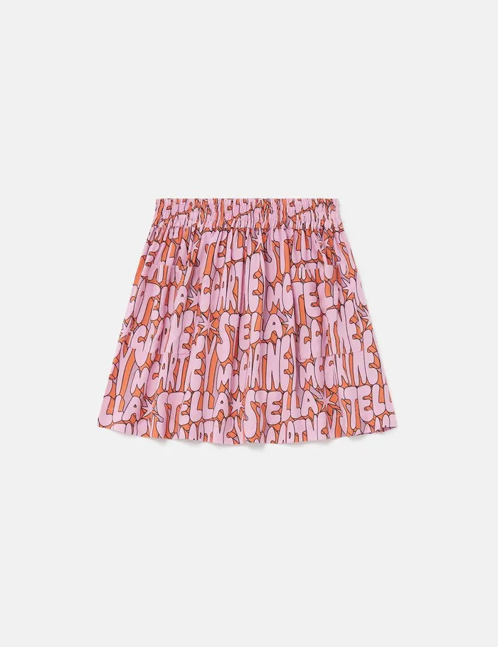 Stella McCartney Pants and Shorts Kids Stella Print Skirt Violetmulticolour