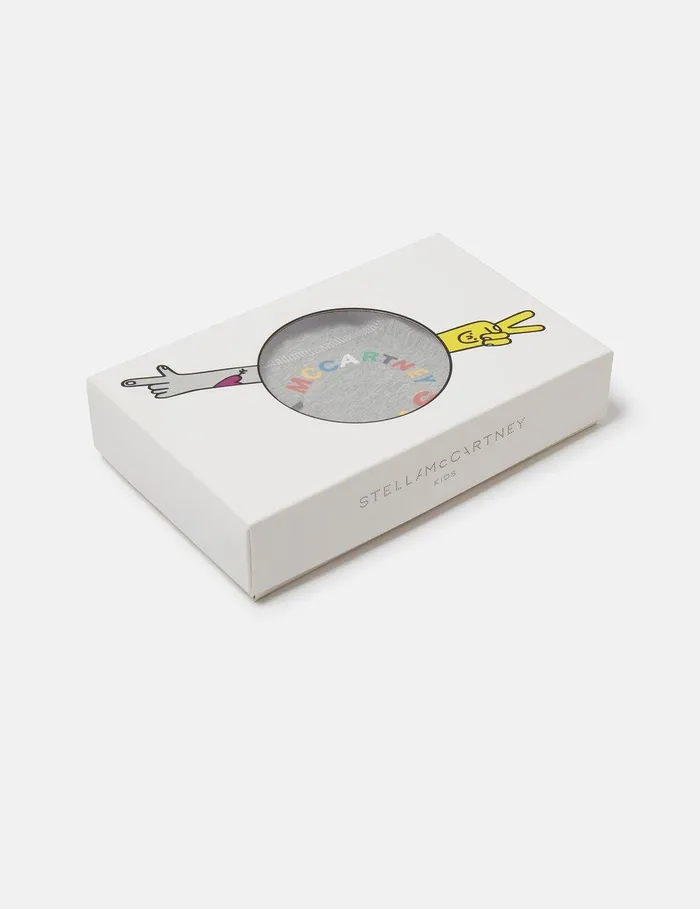 Stella McCartney Shoes And Accessories Kids 2 Pack Of Logo Boxers Multicolour Stella McCartney Shoes And Accessories Kids 2 Pack Of Logo Boxers Multicolour