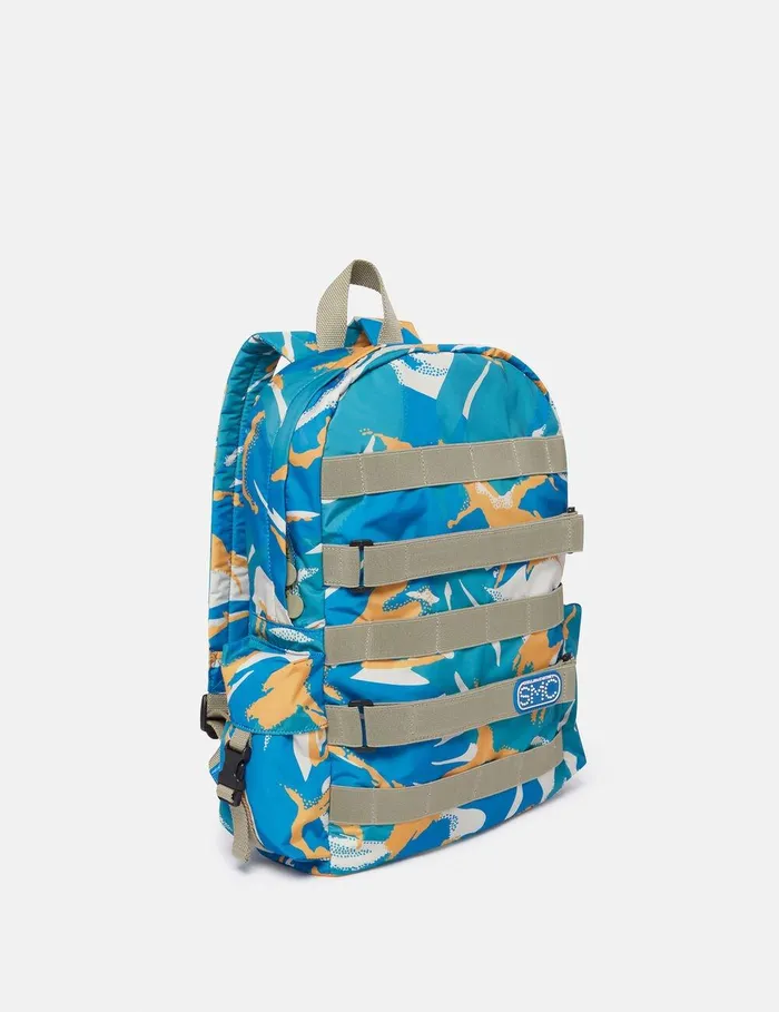 Stella McCartney Shoes And Accessories Kids Camouflage Pattern Backpack Blue Stella McCartney Shoes And Accessories Kids Camouflage Pattern Backpack Blue