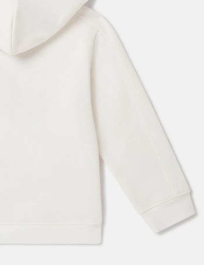 Stella McCartney Sweaters and Cardigans Kids Stella Graphic Appliqu Hoodie Ivory Stella McCartney Sweaters and Cardigans Kids Stella Graphic Appliqu Hoodie Ivory