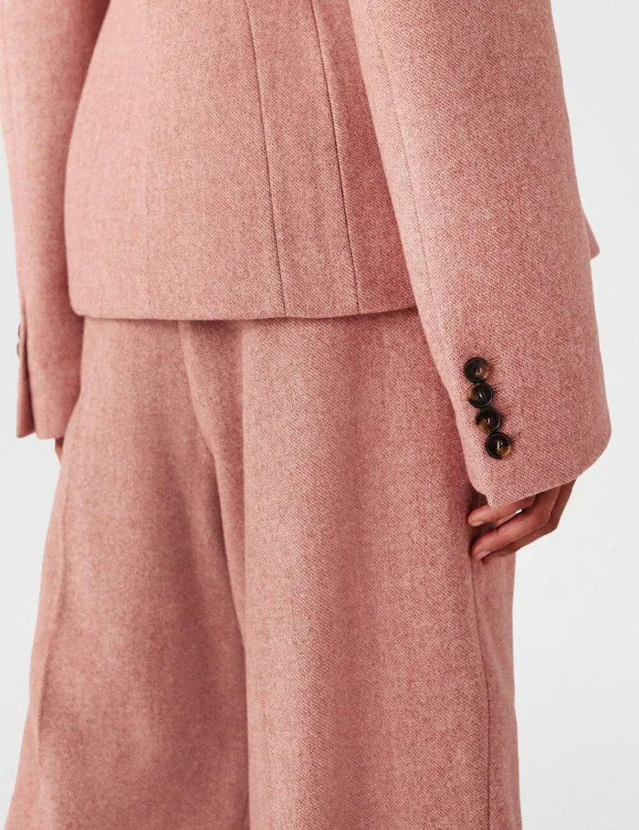 Stella McCartney Tailoring Women LowRise StraightLeg Trousers Dusty Pink Stella McCartney Tailoring Women LowRise StraightLeg Trousers Dusty Pink