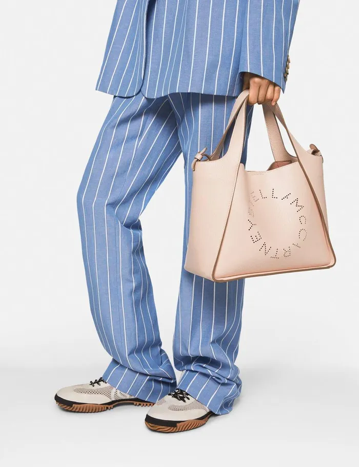 Stella McCartney TopHandle Bags Women Logo Crossbody Tote Bag Blush Stella McCartney TopHandle Bags Women Logo Crossbody Tote Bag Blush