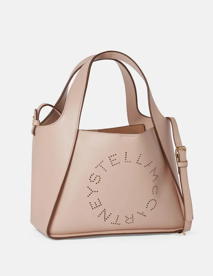 Stella McCartney TopHandle Bags Women Logo Crossbody Tote Bag Blush Stella McCartney TopHandle Bags Women Logo Crossbody Tote Bag Blush