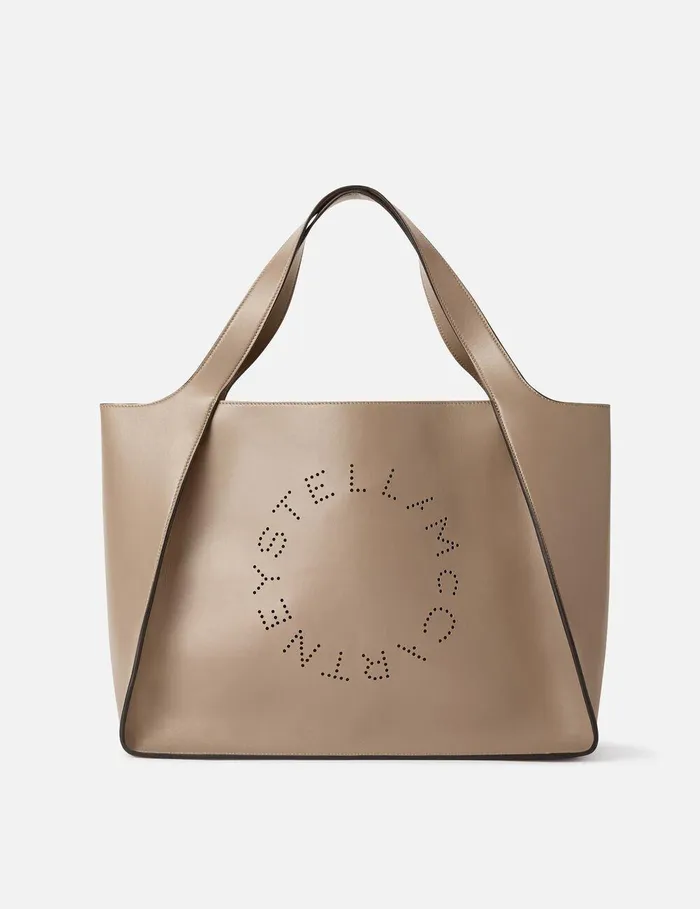 Stella McCartney TopHandle Bags Women Logo Tote Bag Moss