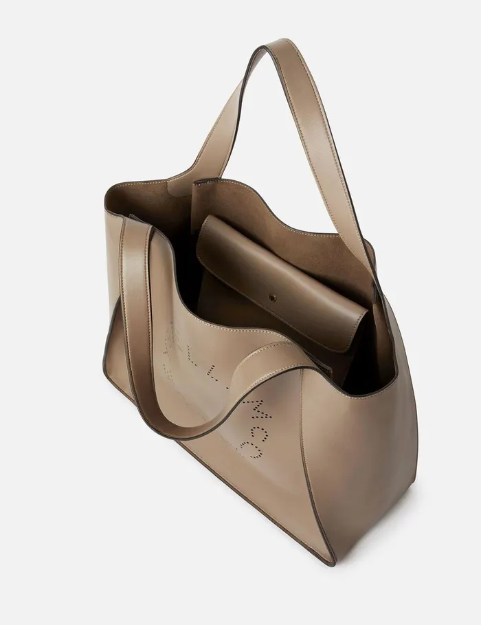 Stella McCartney TopHandle Bags Women Logo Tote Bag Moss Stella McCartney TopHandle Bags Women Logo Tote Bag Moss