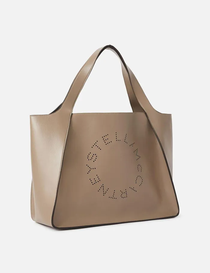 Stella McCartney TopHandle Bags Women Logo Tote Bag Moss Stella McCartney TopHandle Bags Women Logo Tote Bag Moss