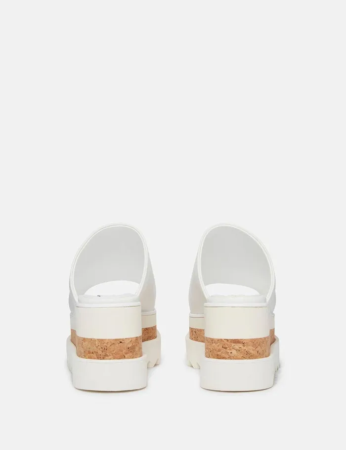 Stella McCartney Wedges Women SneakElyse Platform Sandals Pure White Stella McCartney Wedges Women SneakElyse Platform Sandals Pure White