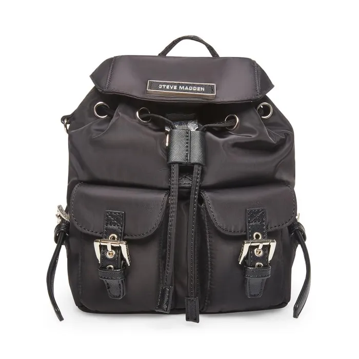 Steve Madden Bsolo Black Womens Belt Bags and Backpacks