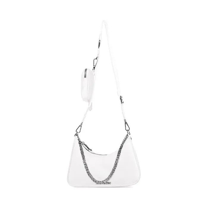 Steve Madden Bvital White Womens Shoulder Bags Steve Madden Bvital White Womens Shoulder Bags