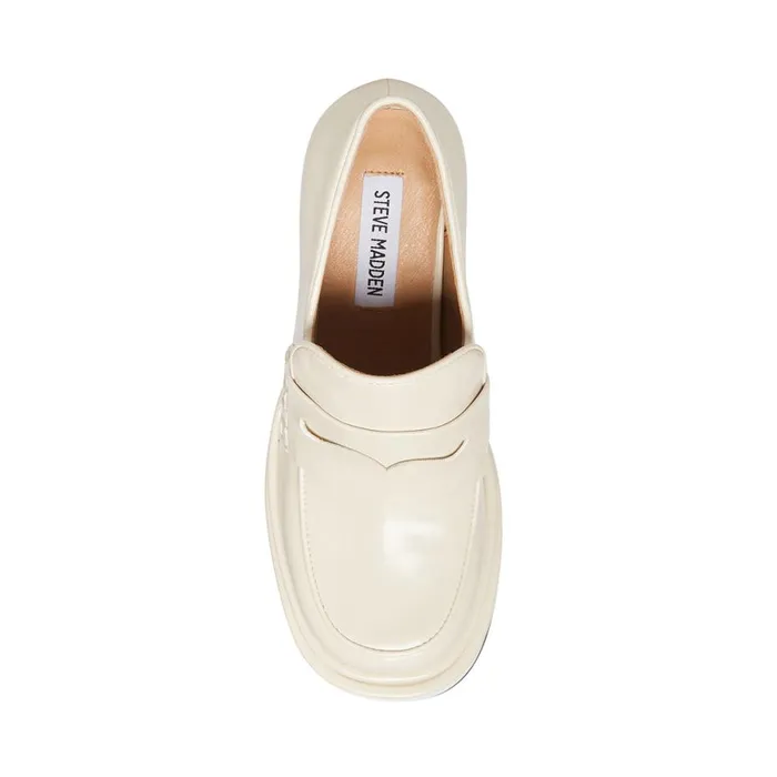Steve Madden Catelyn Bone Womens Loafers Steve Madden Catelyn Bone Womens Loafers