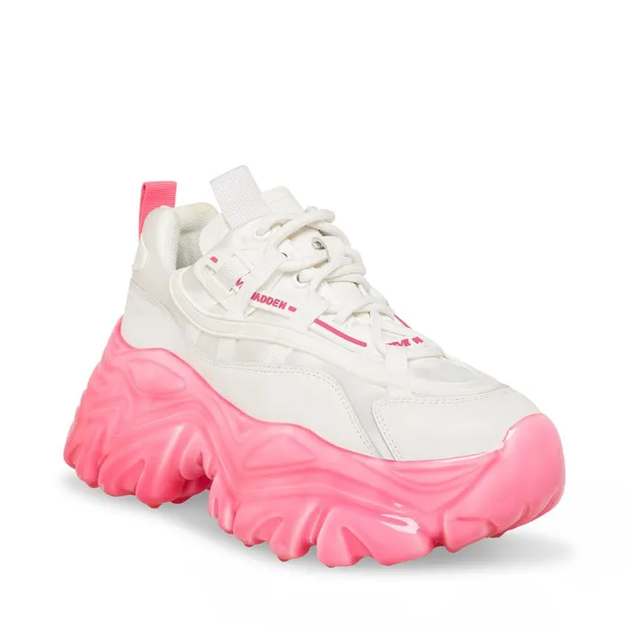 Steve Madden Revel Whitepink White Pink Womens Sneakers Steve Madden Revel Whitepink White Pink Womens Sneakers