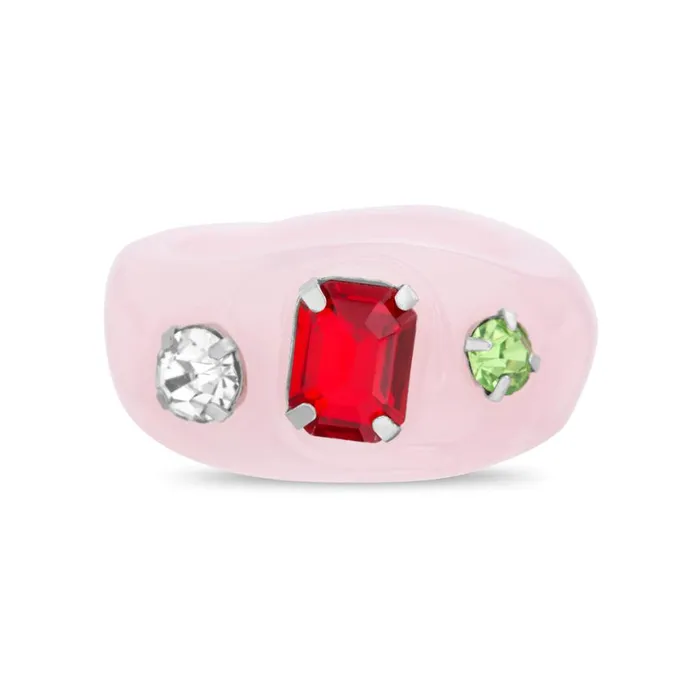 Steve Madden Ringmix Pink Multi Womens Jewelry