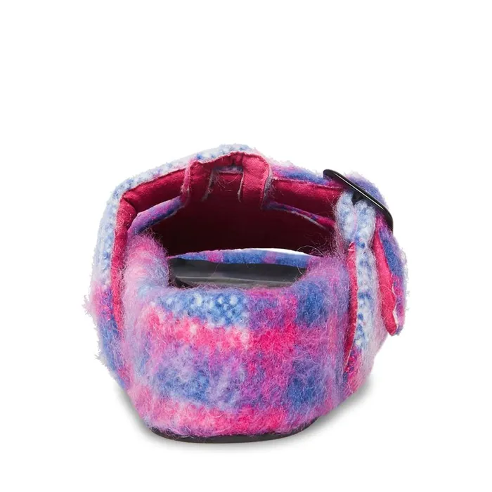 Steve Madden Rizzle Pink Multi Womens Slippers