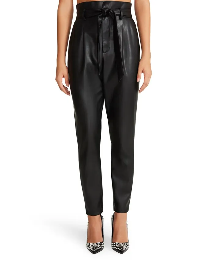 Steve Madden Skin In The Game Pant Black Womens Bottoms