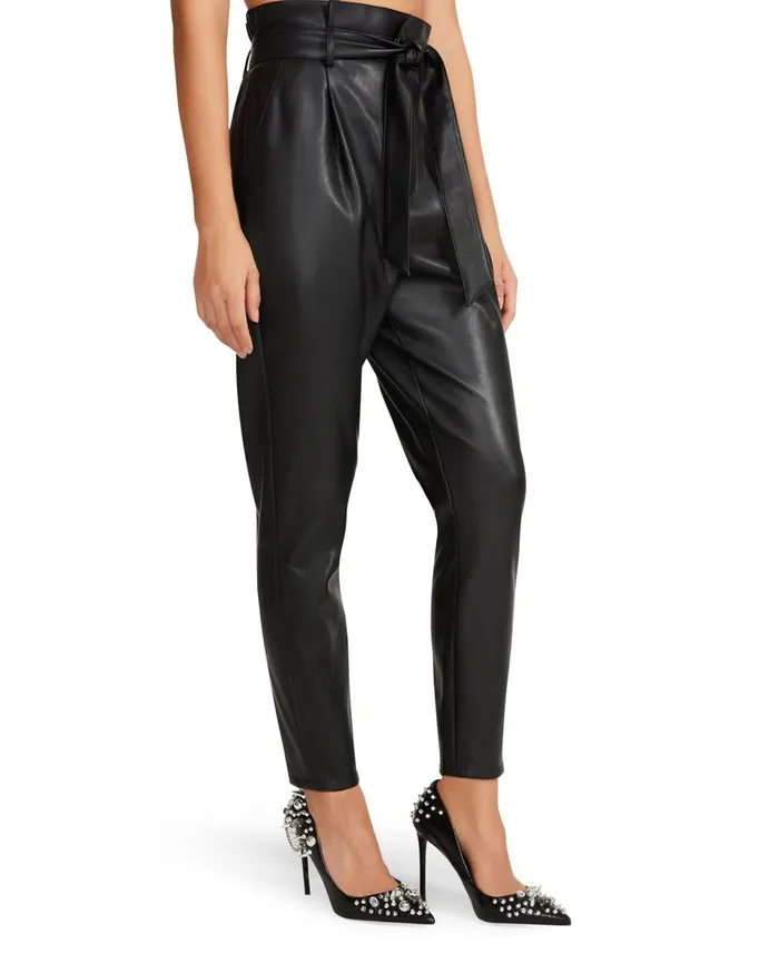 Steve Madden Skin In The Game Pant Black Womens Bottoms