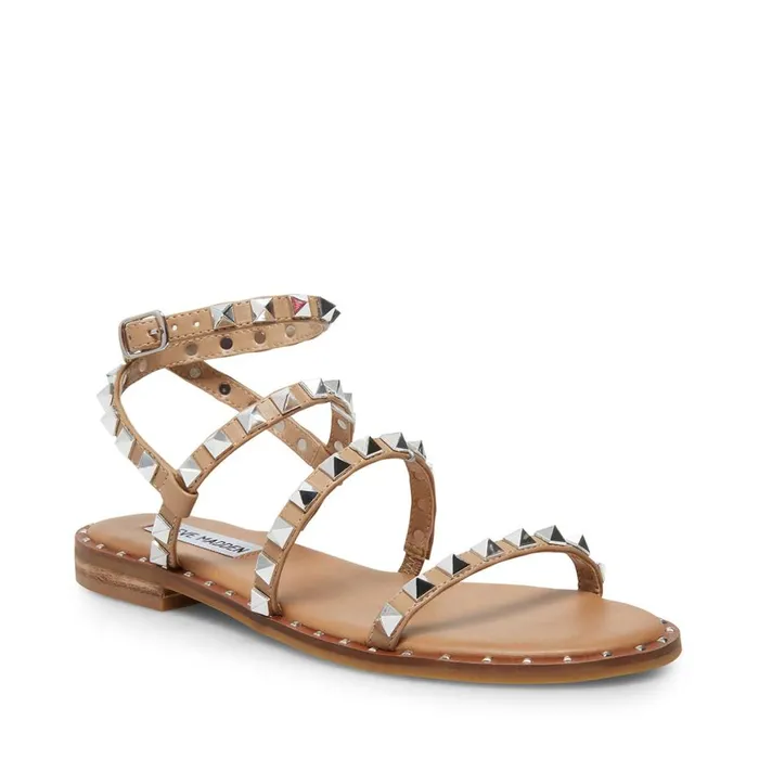 Steve Madden Travel Tan Womens Sandals
