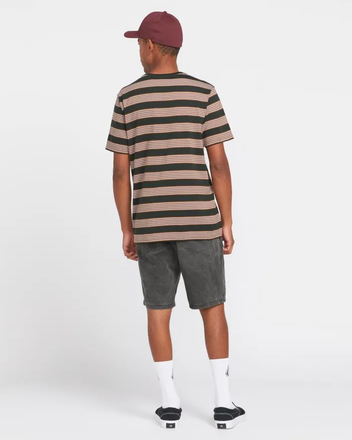 Stone Faded Hybrid Shorts 8211 Stealth Mens Volcom Golf