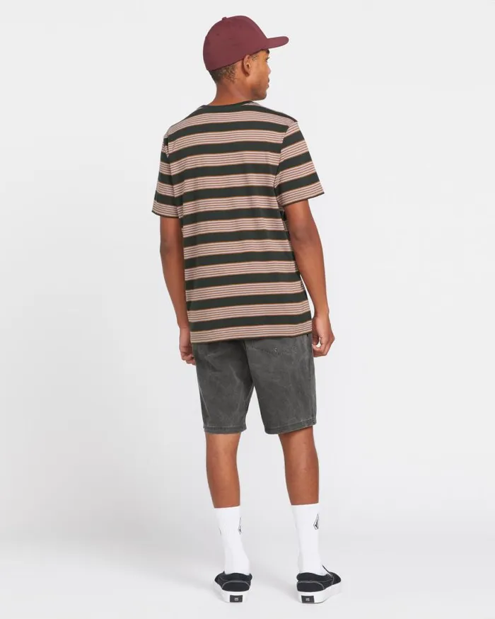Stone Faded Hybrid Shorts 8211 Stealth Mens Volcom Golf