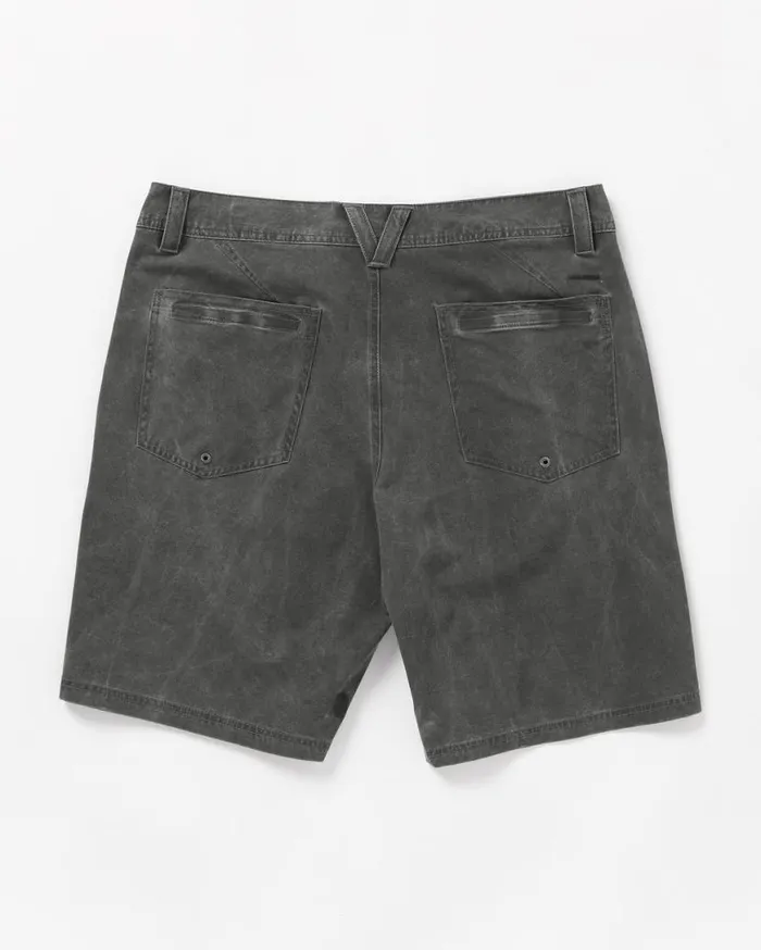 Stone Faded Hybrid Shorts 8211 Stealth Mens Volcom Golf