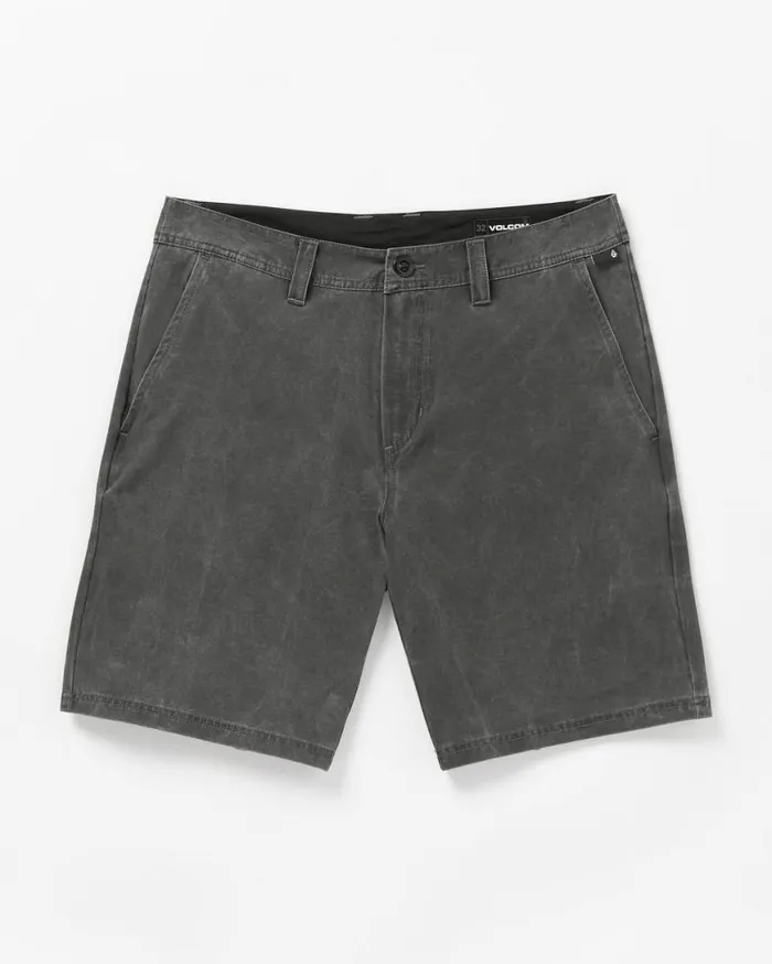 Stone Faded Hybrid Shorts 8211 Stealth Mens Volcom Golf