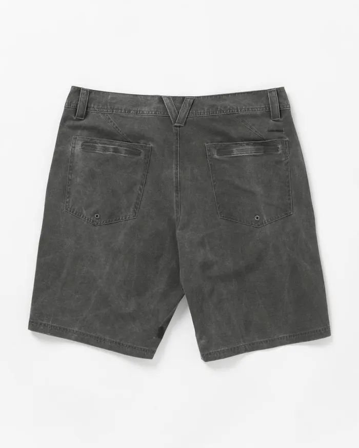 Stone Faded Hybrid Shorts 8211 Stealth Mens Volcom Golf