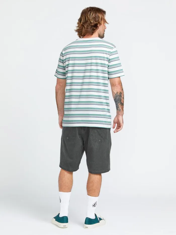 Stone Faded Hybrid Shorts 8211 Stealth Mens Volcom Golf