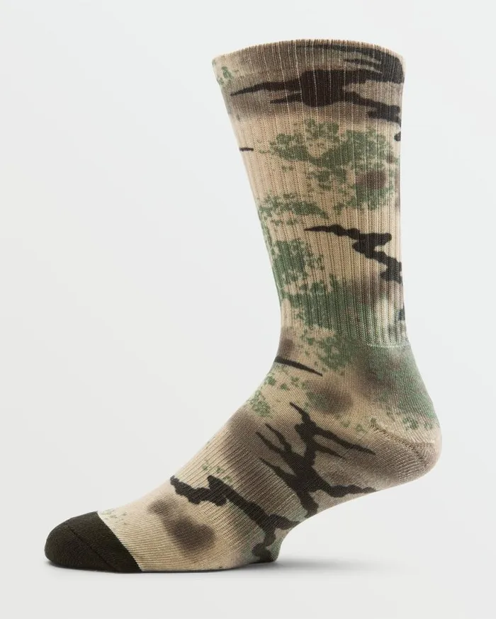 Stoney Shred Socks 8211 Dark Khaki Mens Volcom Socks