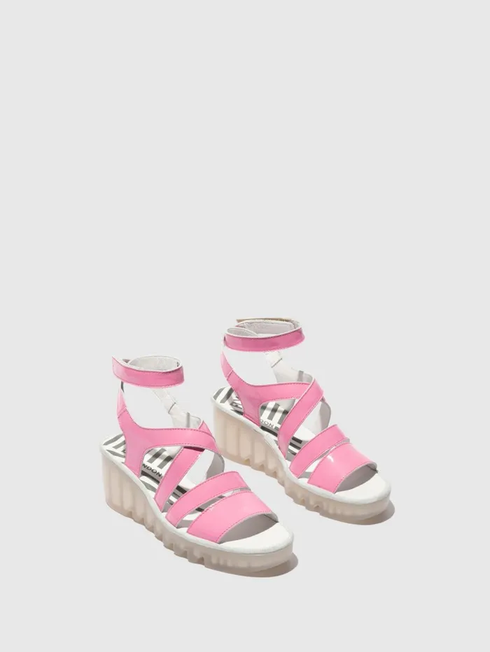 Strappy Sandals BAFY485FLY PINK Women Fly London Sandals