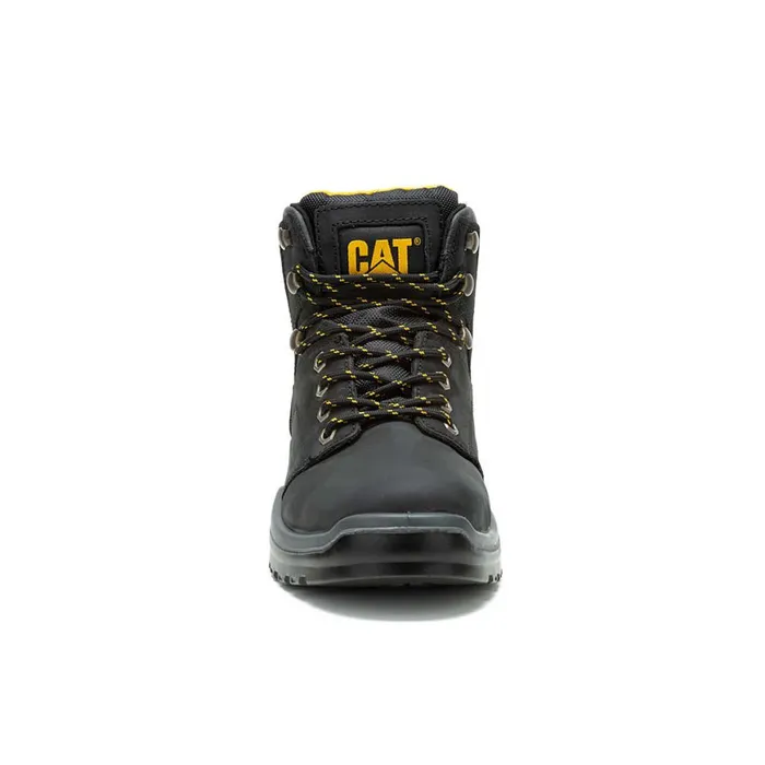 Striver Steel Toe Work Boot Black Men Cat Footwear Boots