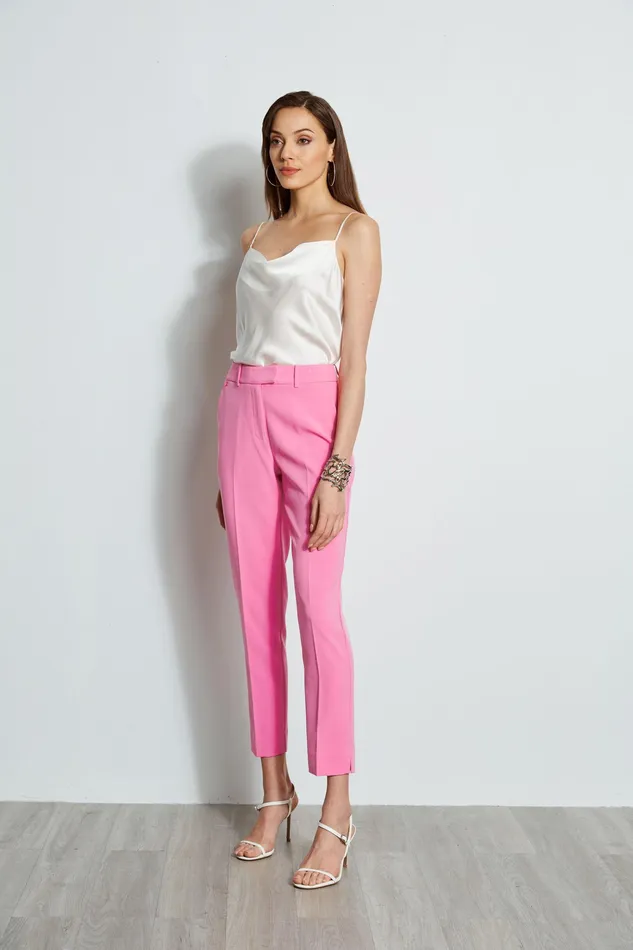 Suiting Women Elie Tahari Slim Fit Cropped Pants CARNATION
