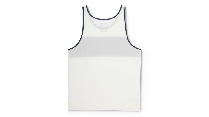 SUN RUN SINGLET 8211 OFF WHITEESTATE BLUE Women Karhu Running Apparel