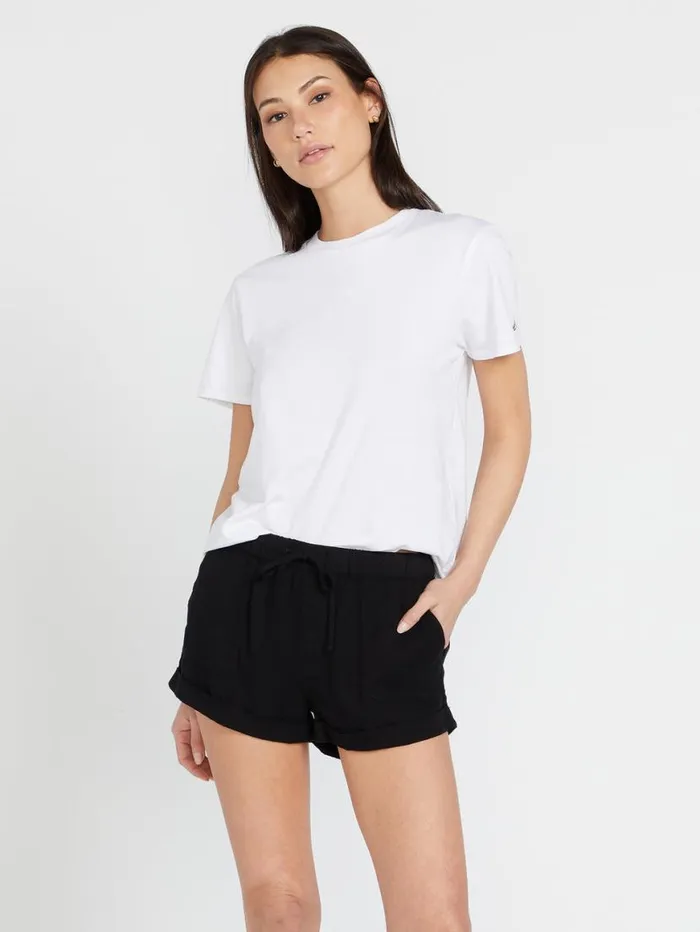 Sunday Strut Shorts 8211 Black Out Womens Volcom Bottoms